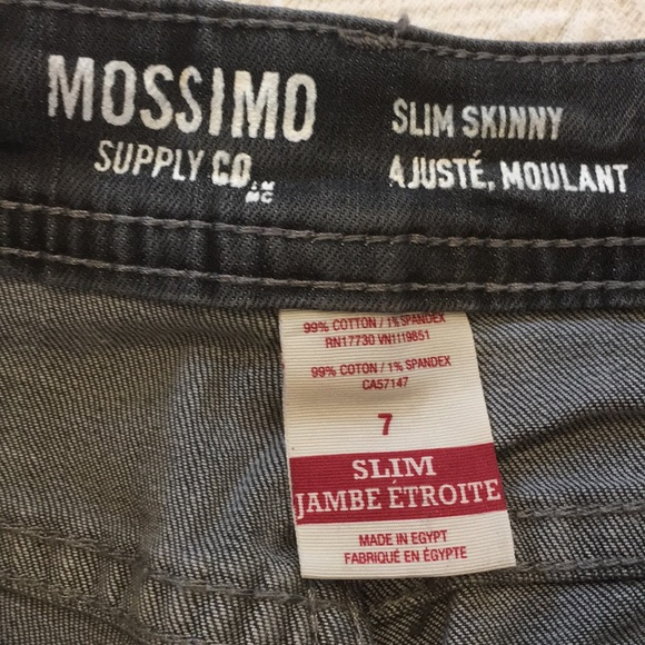 Mossimo supply co grey skinny jeans size 7 - Picture 9 of 16